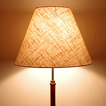 Floor lamp with telescopic in rosewood&brass