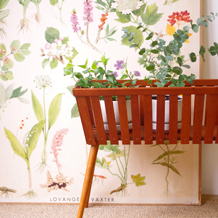 Flower planter in teak