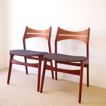 【張替代込】Erik Buch / Dining chair no.310