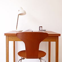 Ejner Larsen / Folding table in teak&oak