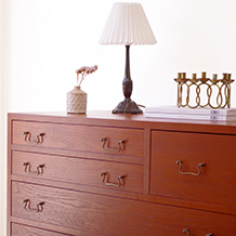Cabinet with 6drawers in teak
