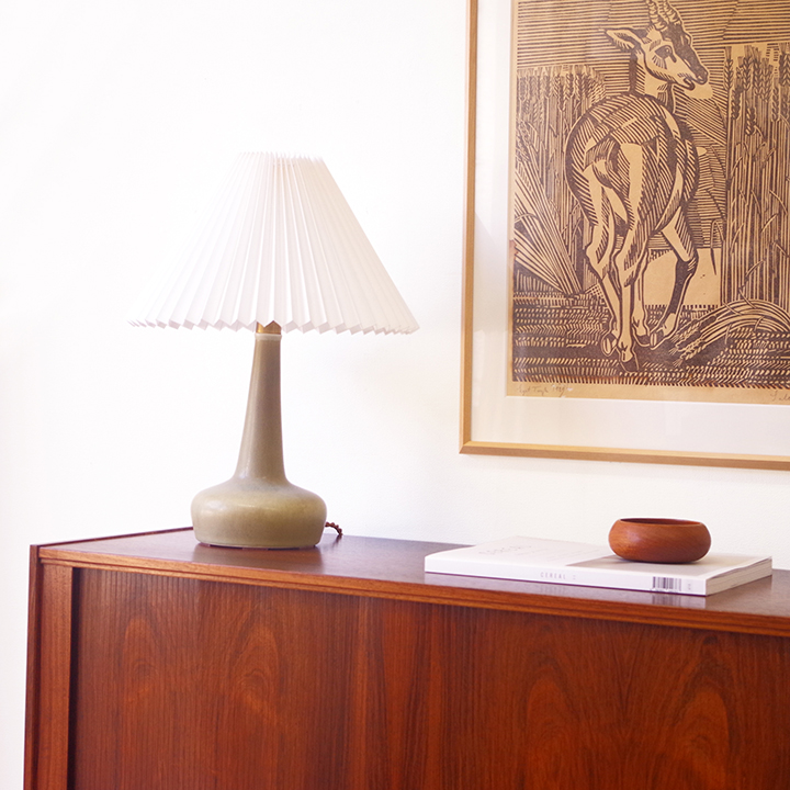 Cabinet with tambour door in rosewood