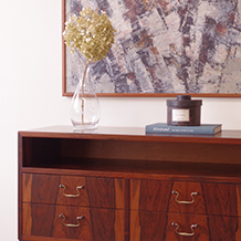Cabinet of 4drawers in rosewood