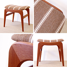 Stool in teak (Gabriel)