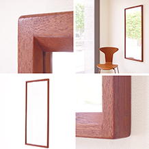 Aksel Kjersgaard / Large mirror in teak