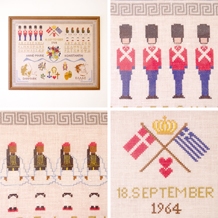 Cross stitch sampler