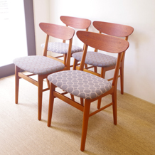 Dining chair 2脚セット (mina perhonen)