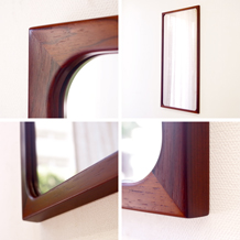 Large mirror in rosewood