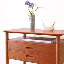 Kaj Winding / Bed side chest in teak and oak