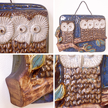 EGO Stengods / Ceramic wall plate
