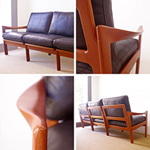 Illum Wikkelso / Sculptural 3pers. sofa