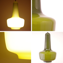 Holmegaard / Pendant lamp KRETA (olive)