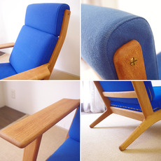 軽井沢だよりにHans.J.Wegner / 1P Sofa GE290A をアップしました