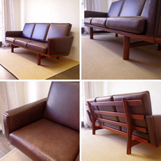 軽井沢だよりにHans.J.Wegner / 3P Sofa GE235をアップしました