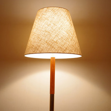 Floor lamp in teak and brassをアップしました