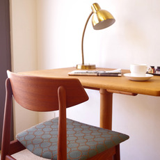 Dining chair with mina perhonen fabric をアップしました