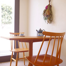 Ilmari Tapiovaara / Fanett Chair 55T(natural)を2脚アップしました