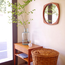 Laundry basket with handle&lidをアップしました