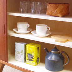 Cabinet with tambour doors in teakをアップしました
