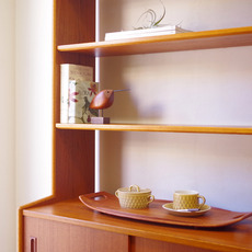 Bookshelf with sliding doorsをアップしました