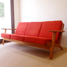 【張替代込】Hans.J.Wegner 3pers. sofa GE290をアップしました