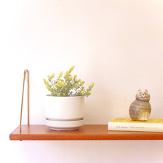 Wall shelf in teak&brass をアップしました
