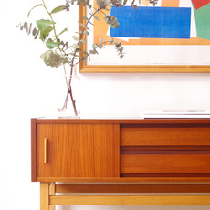 Cabinet (TV board) in teak をアップしました