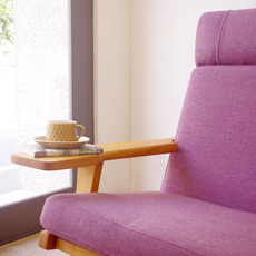 【張替代込】Hans.J.Wegner / 2pers.high back sofa GE375 をアップしました