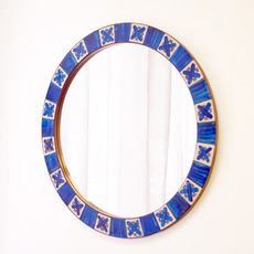 Dietlinde Hein / Circular mirror with tiles をアップしました