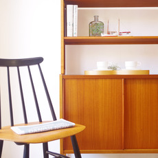 Bodafors / Bookshelf with sliding doors をアップしました