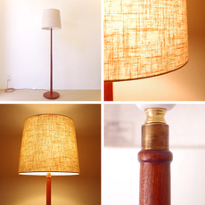Floor lamp with Telescopic in teak をアップしました