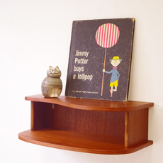 Wall shelf in teak をアップしました