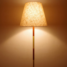 Floor lamp in teak&brass をアップしました