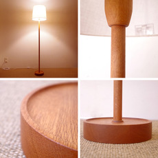 Floor lamp in solid oak をアップしました