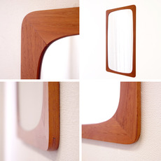 Small mirror in teak をアップしました