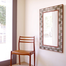 Large mirror with natural mosaic stone をアップしました