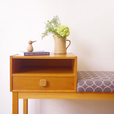 Telephone bench in teak (mina perhonen) をアップしました