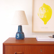 Table lamp (indigo blue) をアップしました