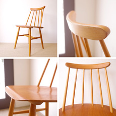 Ilmari Tapiovaara / Fanett Chair 55T(natural) をアップしました