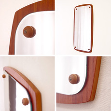 Small mirror in teak をアップしました