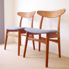 Hans J.Wegner / Dining chair CH30 を2脚アップしました
