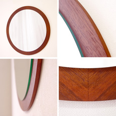Medium mirror in mahogany をアップしました
