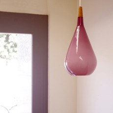 Holmegaard /Drop shaped pendant (purple) をアップしました