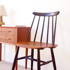 Ilmari Tapiovaara / Fanett Chair 55T(black) をアップしました