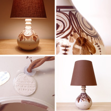 Bjorn Wiinblad / Table lamp (brown) をアップしました