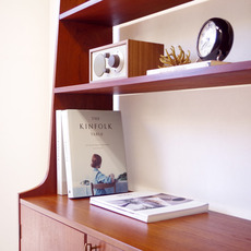 Bookcase with cabinet in teak をアップしました