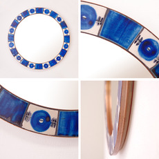 Dietlinde Hein / Circular mirror with tiles をアップしました