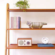 Bookshelf with sliding doors in teak&oak をアップしました