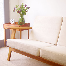 【張替代込】Hans J.Wegner 3pers. sofa GE290 in oak をアップしました