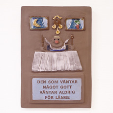 Jie Gantofta / Wall plate (ことわざシリーズ) をアップしました